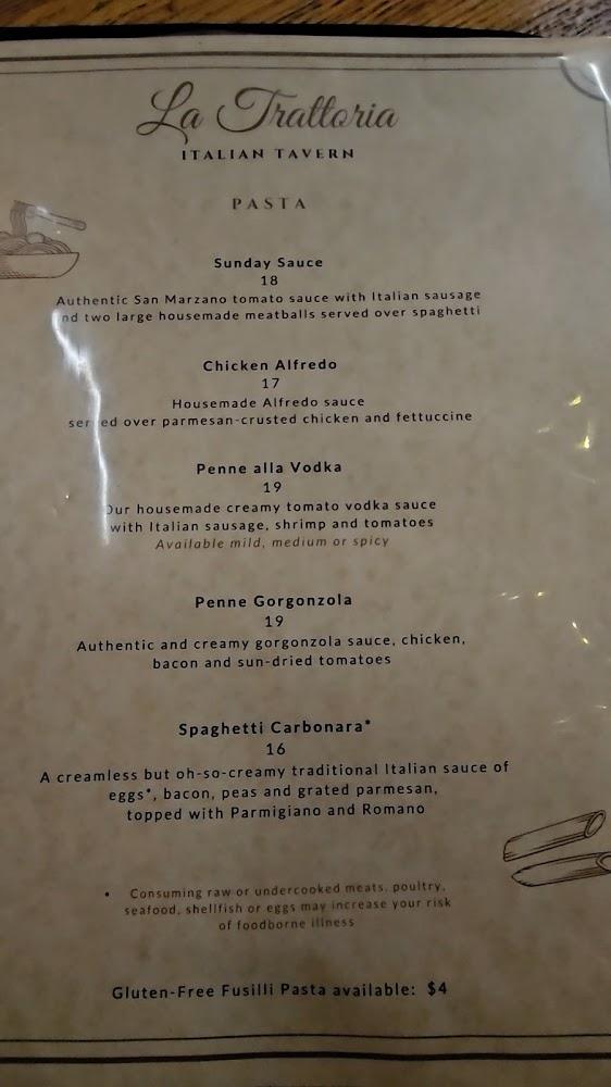 La Trattoria Menu image 4